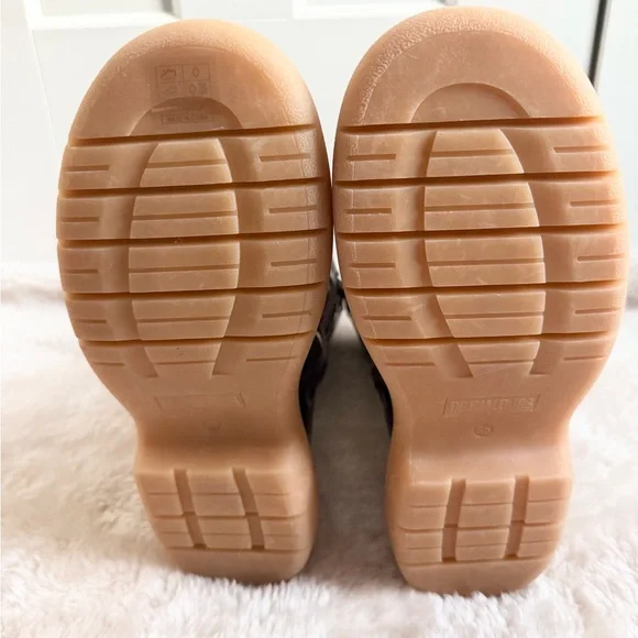 Dream Pairs Glossy Dark Brown Lace-Up Combat Boots - Picture 12 of 17